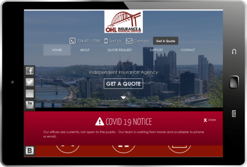 Responsive for Mobile Tablets